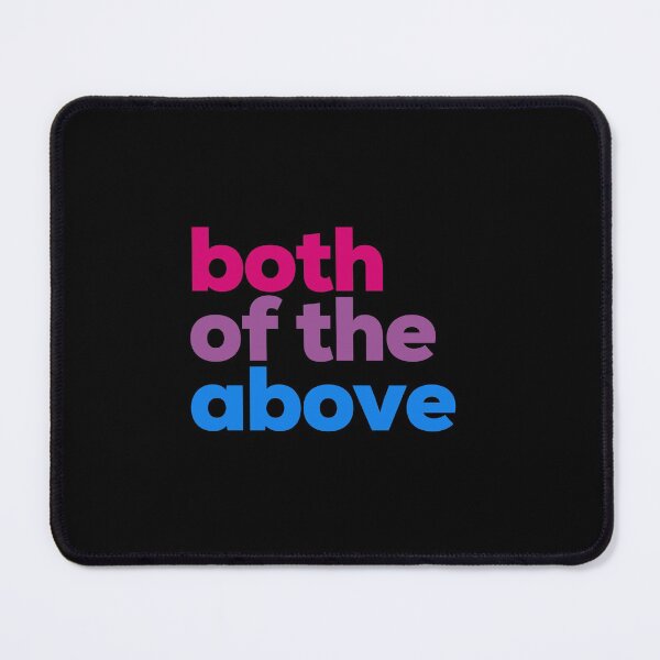 Item preview, Bi Both Of The Above. Bisexual Pride designed and sold by Subtle Pride Shop.
