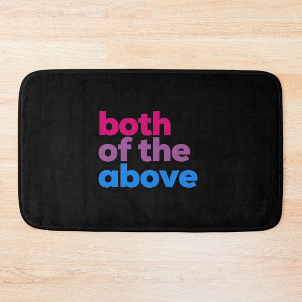 Item preview, Bi Both Of The Above. Bisexual Pride designed and sold by Subtle Pride Shop.