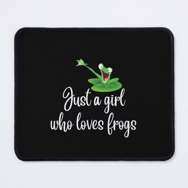 Item preview, Just a Girl who Loves Frogs funny frogs designed and sold by empathylife.
