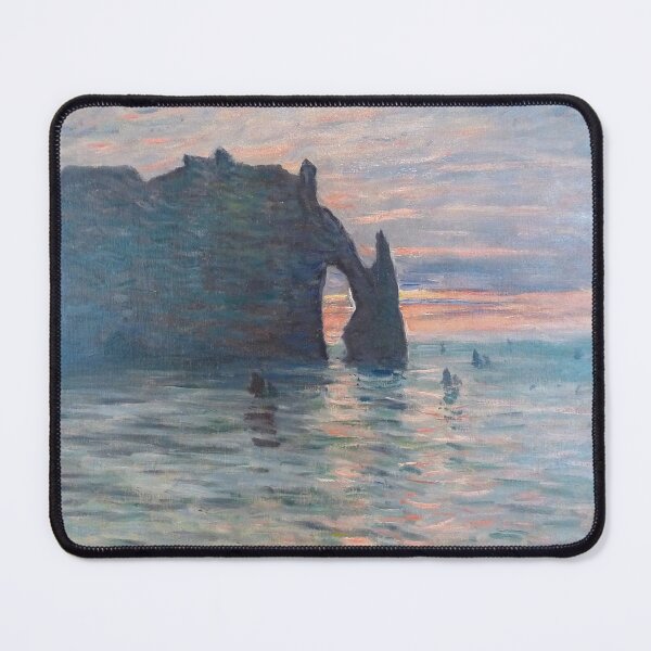 Item preview, Claude Monet - Etretat, Cliff of d'Aval, Sunset designed and sold by ArtExpression.