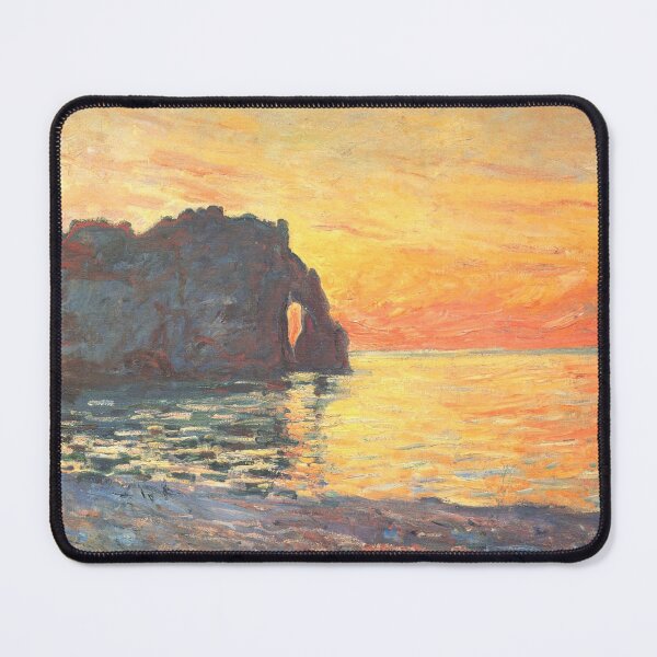 Item preview, Claude Monet - Etretat, Cliff of d'Aval, Sunset designed and sold by ArtExpression.