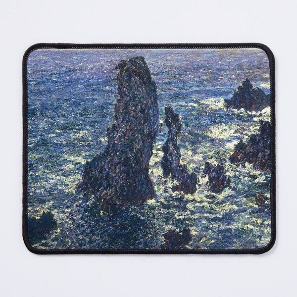 Item preview, Claude Monet - The Pyramids, Cliffes at Belle-Ile designed and sold by ArtExpression.