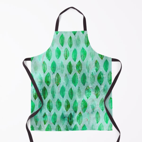 Item preview, Metallic Green Leaves on Green Background designed and sold by ColorsandShapes.