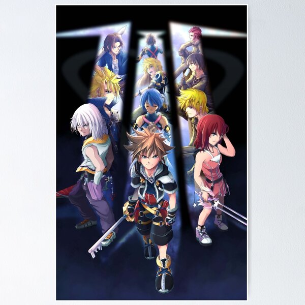 Vista previa del artículo con la obra «Riku y Sora y Kairi», diseñado y vendido por LoveLiveLove.
