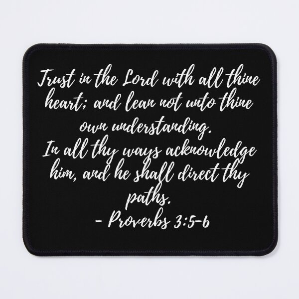 Item preview, Proverbs 3:5-6 designed and sold by VerseGifts.