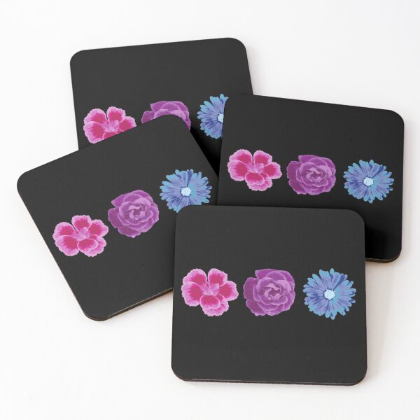 Item preview, Bi Pastel Boho Flowers. Bisexual Pride designed and sold by Subtle Pride Shop.