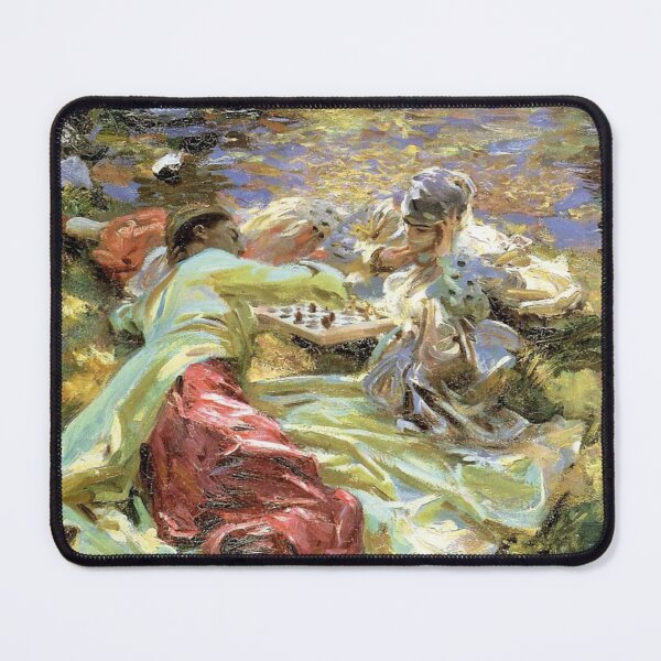 Item preview, John Singer Sargent - The Chess Game designed and sold by ArtExpression.