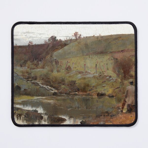 Item preview, A Quiet Day on Darebin Creek - Tom Roberts - 1885 designed and sold by ArtExpression.