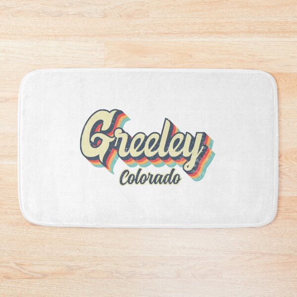 Item preview, Greeley city Colorado Retro Vintage 70s rainbow designed and sold by Teelogic.