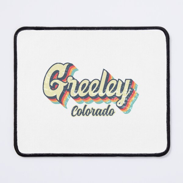 Item preview, Greeley city Colorado Retro Vintage 70s rainbow designed and sold by Teelogic.