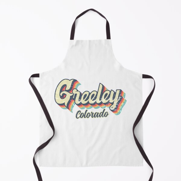 Item preview, Greeley city Colorado Retro Vintage 70s rainbow designed and sold by Teelogic.