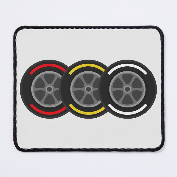 Item preview, Red Yellow White Tire Compounds for Fast Racing Motorsports designed and sold by teeworthy.