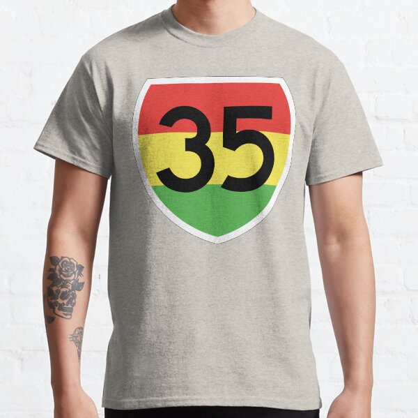 Item preview, State HIghway 35, Rasta Colours designed and sold by Kiwidom.
