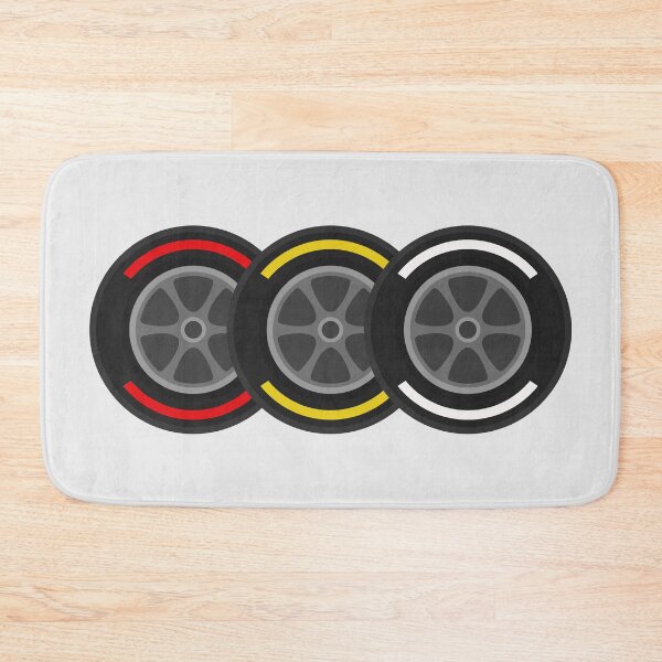 Item preview, Red Yellow White Tire Compounds for Fast Racing Motorsports designed and sold by teeworthy.