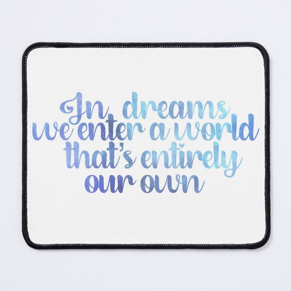 Item preview, In Dreams Dumbledore Quote designed and sold by FreeOrca.