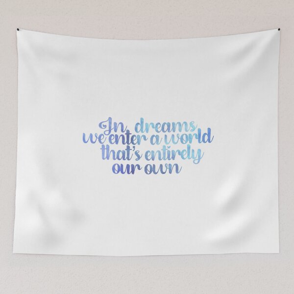 Item preview, In Dreams Dumbledore Quote designed and sold by FreeOrca.