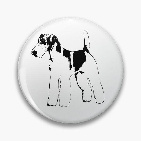 Item preview, Fox Terrier Minimalist Modern Art  designed and sold by ElegantCat.