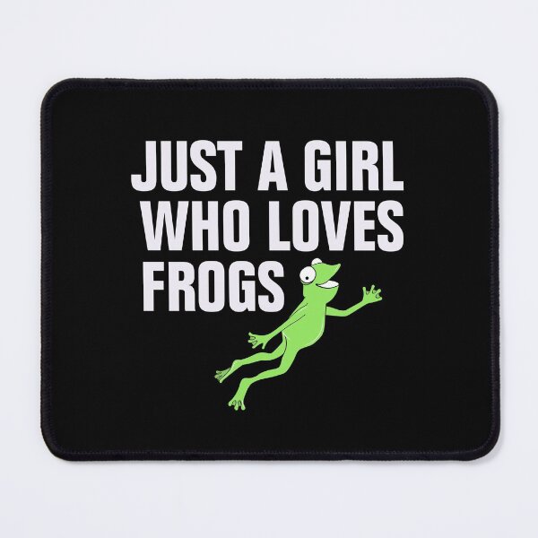 Item preview, Just a Girl who Loves Frogs funny frog girl designed and sold by empathylife.