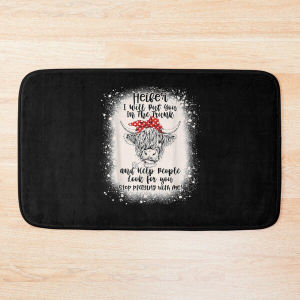 Item preview, Heifer I Will Put You In The Trunk And Help People Bleached designed and sold by georgebuckart.
