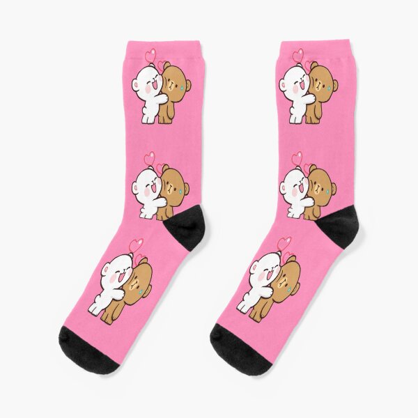 Milch und Mokka Socken