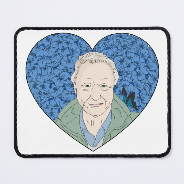 Item preview, David Attenborough and Hydrangeas designed and sold by FreeOrca.