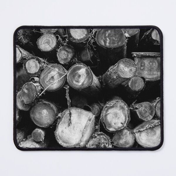 Item preview, Black and white logs designed and sold by CoastPicsDesign.