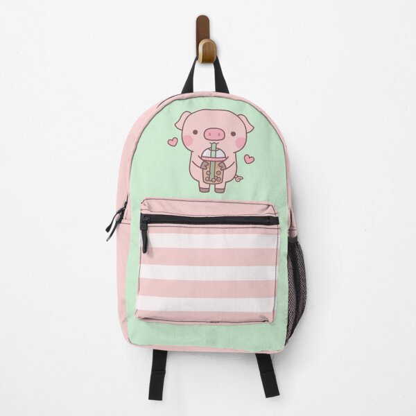 Item preview, Cute Little Piggy Loves Boba Tea designed and sold by rustydoodle.
