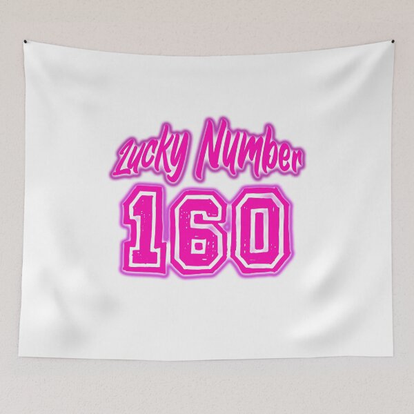Item preview, Pink Lucky Number 160 designed and sold by swiftjace.