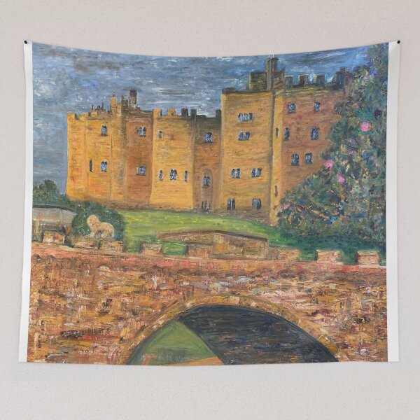 Item preview, Alnwick Castle Original Oil Painting designed and sold by martydav.