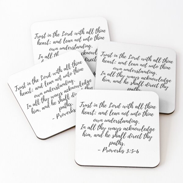 Item preview, Proverbs 3:5-6 designed and sold by VerseGifts.