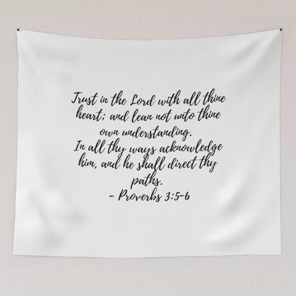Item preview, Proverbs 3:5-6 designed and sold by VerseGifts.