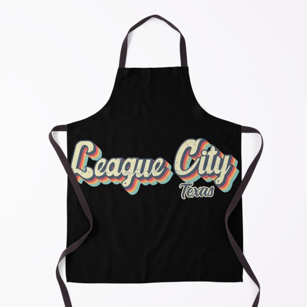 Item preview, League City Texas Retro Vintage 70s rainbow designed and sold by Teelogic.
