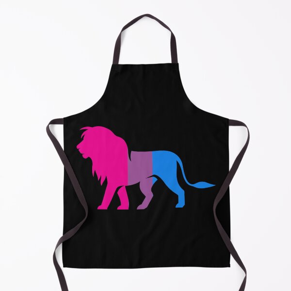 Item preview, Bi Pride Flag Lion. Bisexual Pride designed and sold by Subtle Pride Shop.