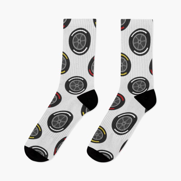 Item preview, Red Yellow White Tire Compounds Pattern for Fast Racing Motorsports designed and sold by teeworthy.