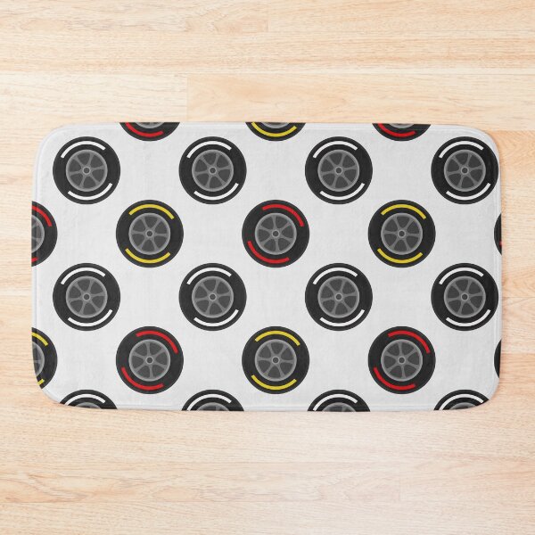 Item preview, Red Yellow White Tire Compounds Pattern for Fast Racing Motorsports designed and sold by teeworthy.
