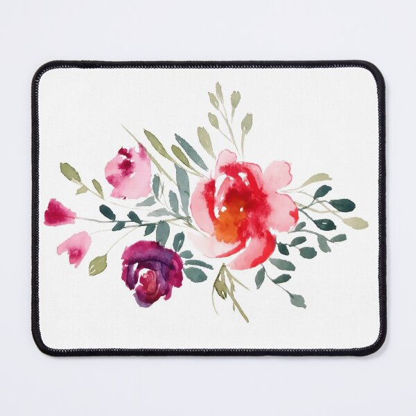 Item preview, Red, Maroon Flowers designed and sold by Fananaa.