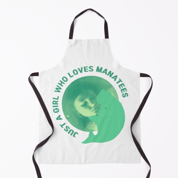 Item preview, JUST A GIRL WHO LOVES MANATEES designed and sold by LaBelleMaison.