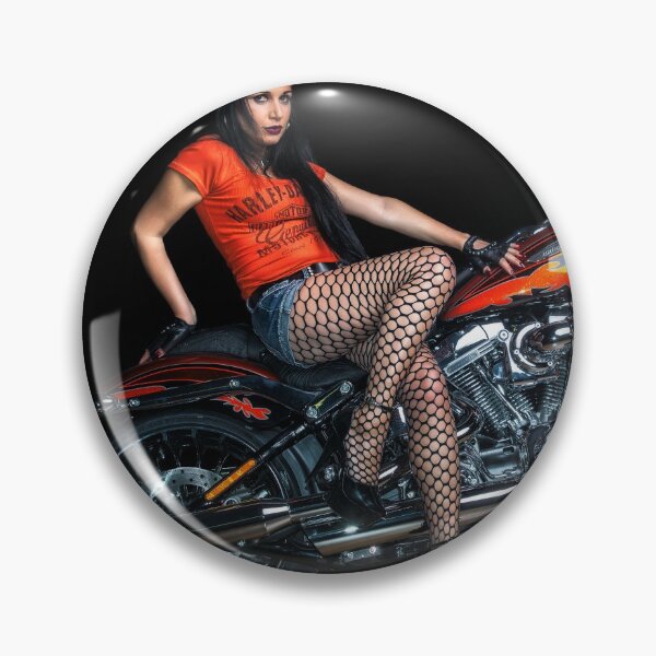 Item preview, Biker Girl Pin-Up designed and sold by William A McCarthy.