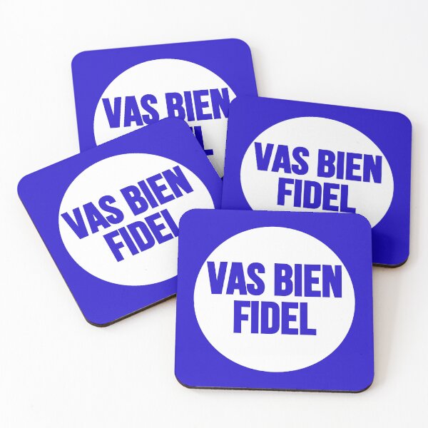 Item preview, Camilo Cienfuegos "Vas Bien Fidel" Quote designed and sold by RevolutionInPaint.