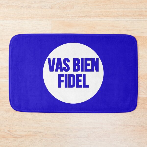Item preview, Camilo Cienfuegos "Vas Bien Fidel" Quote designed and sold by RevolutionInPaint.