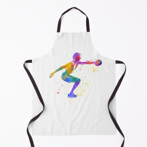 Item preview, Young man practices fitness in watercolor designed and sold by paulrommer.