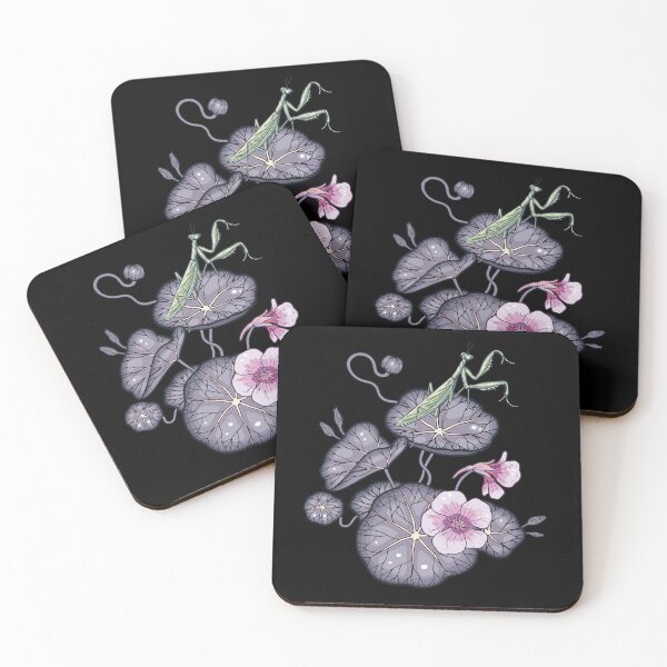 Item preview, Black Indian cress garden. designed and sold by smalldrawing.