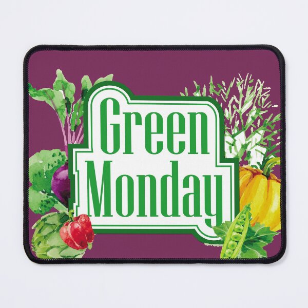 Item preview, Live well eat well - Green Monday designed and sold by thewishdesigns.