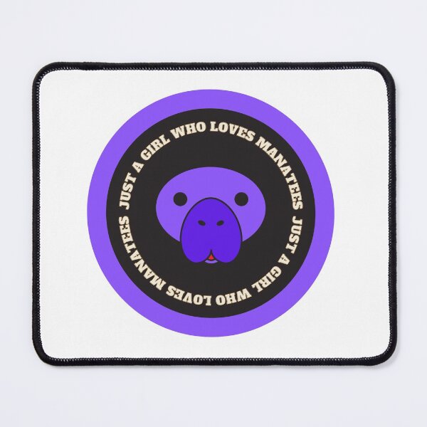Item preview, JUST A GIRL WHO LOVES MANATEES designed and sold by LaBelleMaison.
