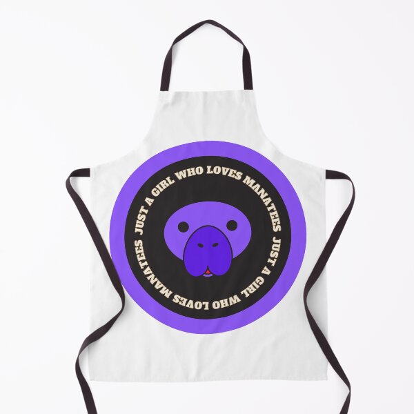 Item preview, JUST A GIRL WHO LOVES MANATEES designed and sold by LaBelleMaison.