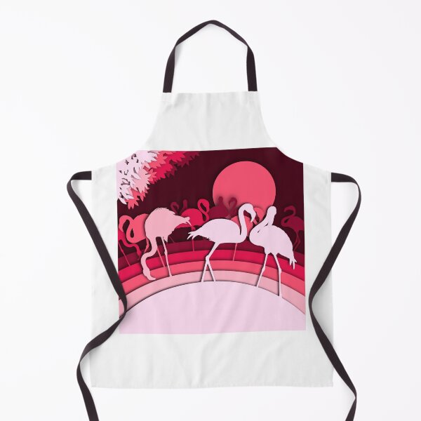 Aperçu de l'œuvre Troupeau de flamants roses flamboyants créée et vendue par Doodlebhai.