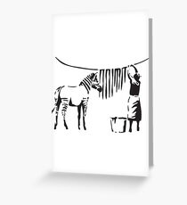 Banksy Greeting Card