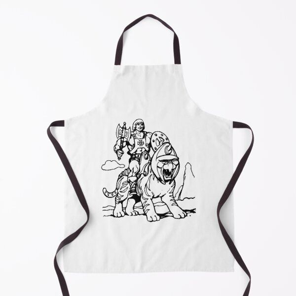 Item preview, Heman rides battle cat pencil art designed and sold by CharlestonCindy.