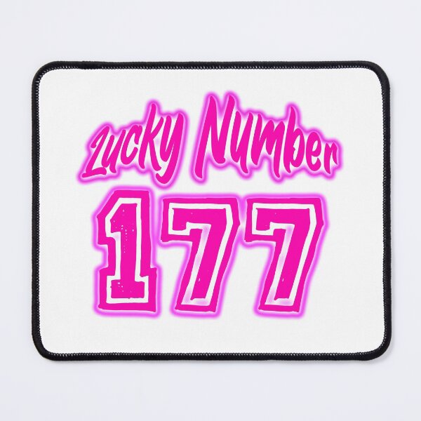 Item preview, Pink Lucky Number 177 designed and sold by swiftjace.