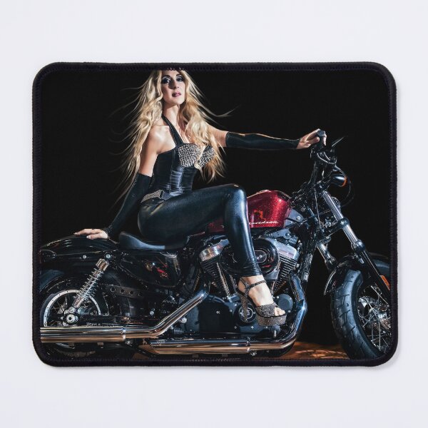 Item preview, Blonde Biker Girl Pin-Up designed and sold by William A McCarthy.